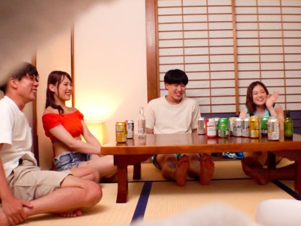 【彼氏持ち美女の浮気セックス】 イケメン男優の口説きにノックアウト！ Eカップ美乳を揺らして快感に溺れる♡