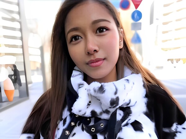 【ハーフギャルのエロすぎ変身】南国×日本のビッチ系ハーフ女子！ショーパンから手マンでトロけ、正常位で奥まで要求するギャルがエロすぎる♡